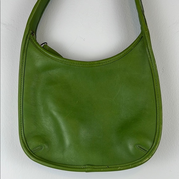 Rare LEAF Green Vintage Coach Ergo Mini Zip USA Shoulder Bag 9020 - Picture 4 of 16